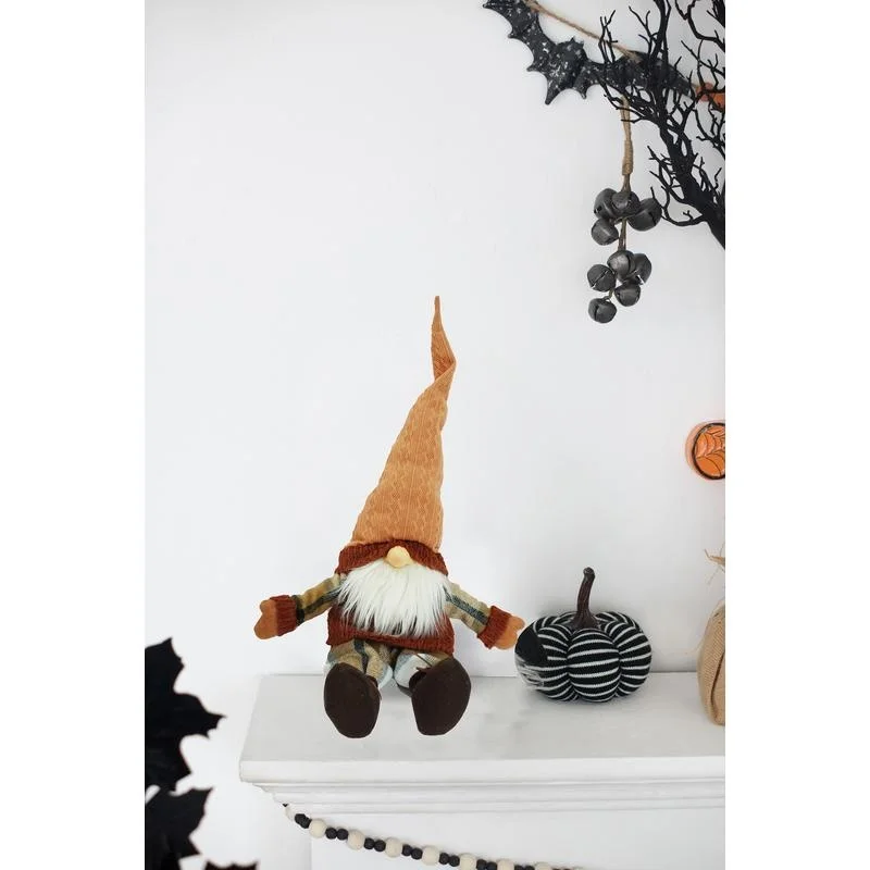 

Bearded Gnome Holiday Decoration Fall Thanksgiving Figurine 15x10.2x21.3 Inches