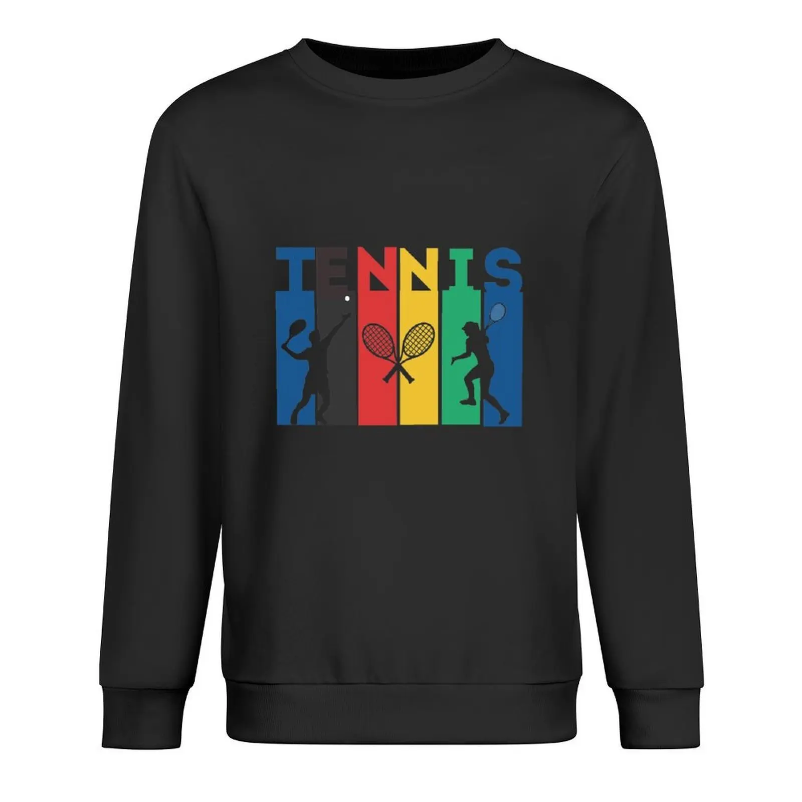 

Fun Tennis Love , Tennis Gift Pullover anime clothes men wear japanese style blouse sweatshirts