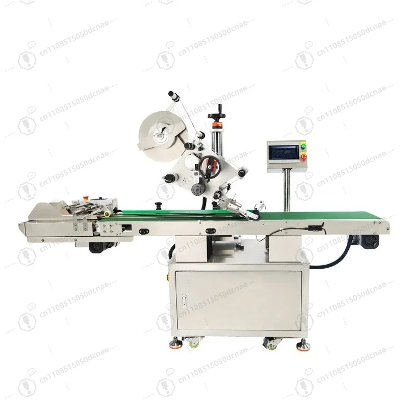 Automatic Paging Flat Labeling Machine for PE Bag Carton PCB Battery SD Card Bottle Cap Card Self-Adhesive Logo Label Wholesale