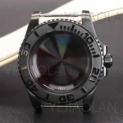 40mm Black Men's Watch Case Parts For Seiko nh34 nh35 nh36 nh38 Eta 2824 Miyota 8215 Movement 28.5mm Dial YACHT-MASTER Hot Sale