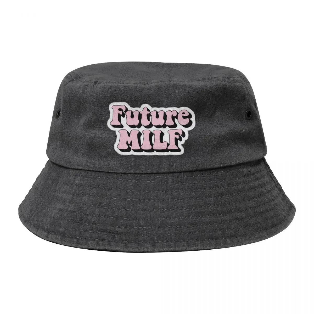 

Future Milf Cowboy Denim Fisherman Hat With Printing