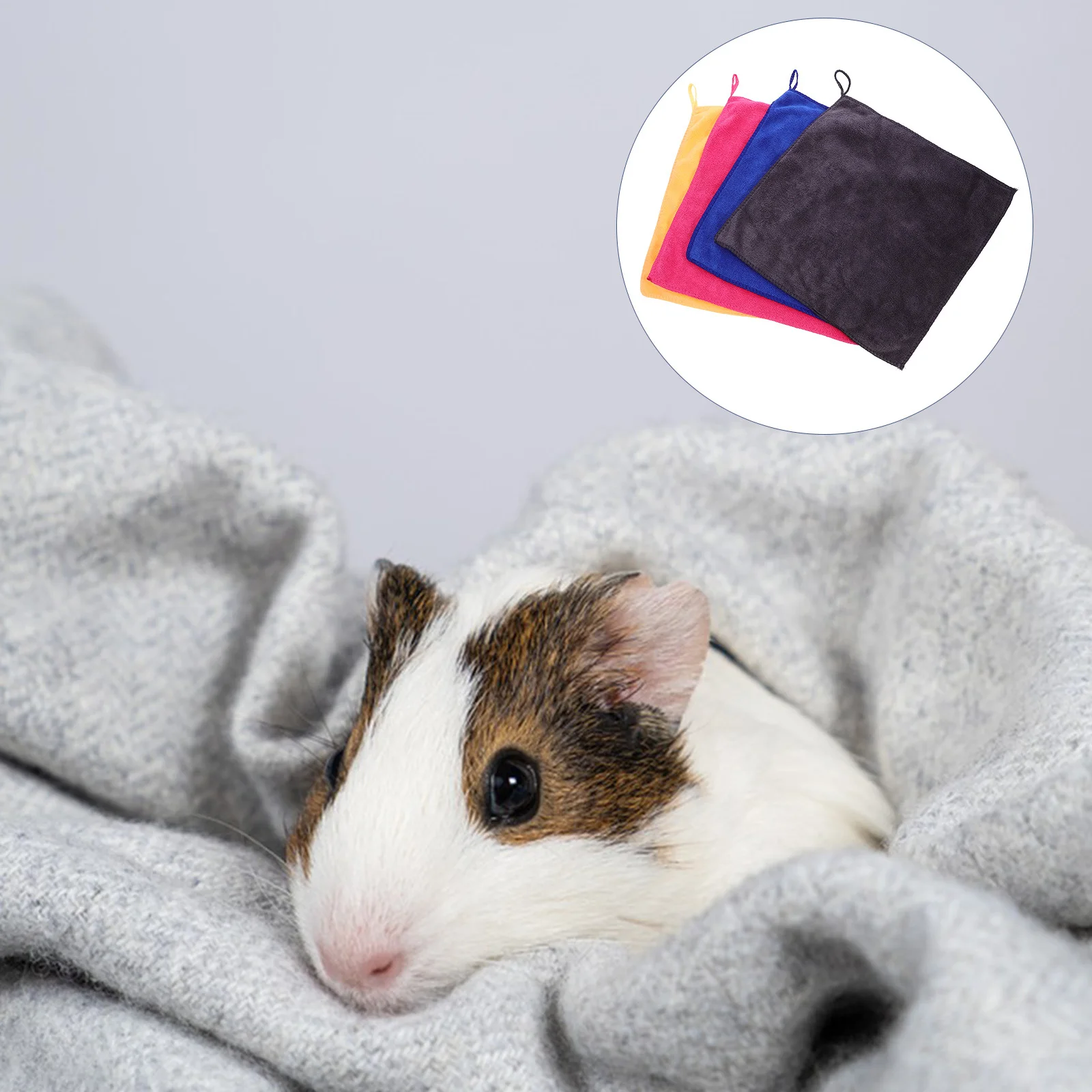 

8Pcs Guinea Pig Cage Sleeping Pads Reusable Warm Blanket Bedding for Small Pets Guinea Pig Blanket Small Animals Sleep Mat