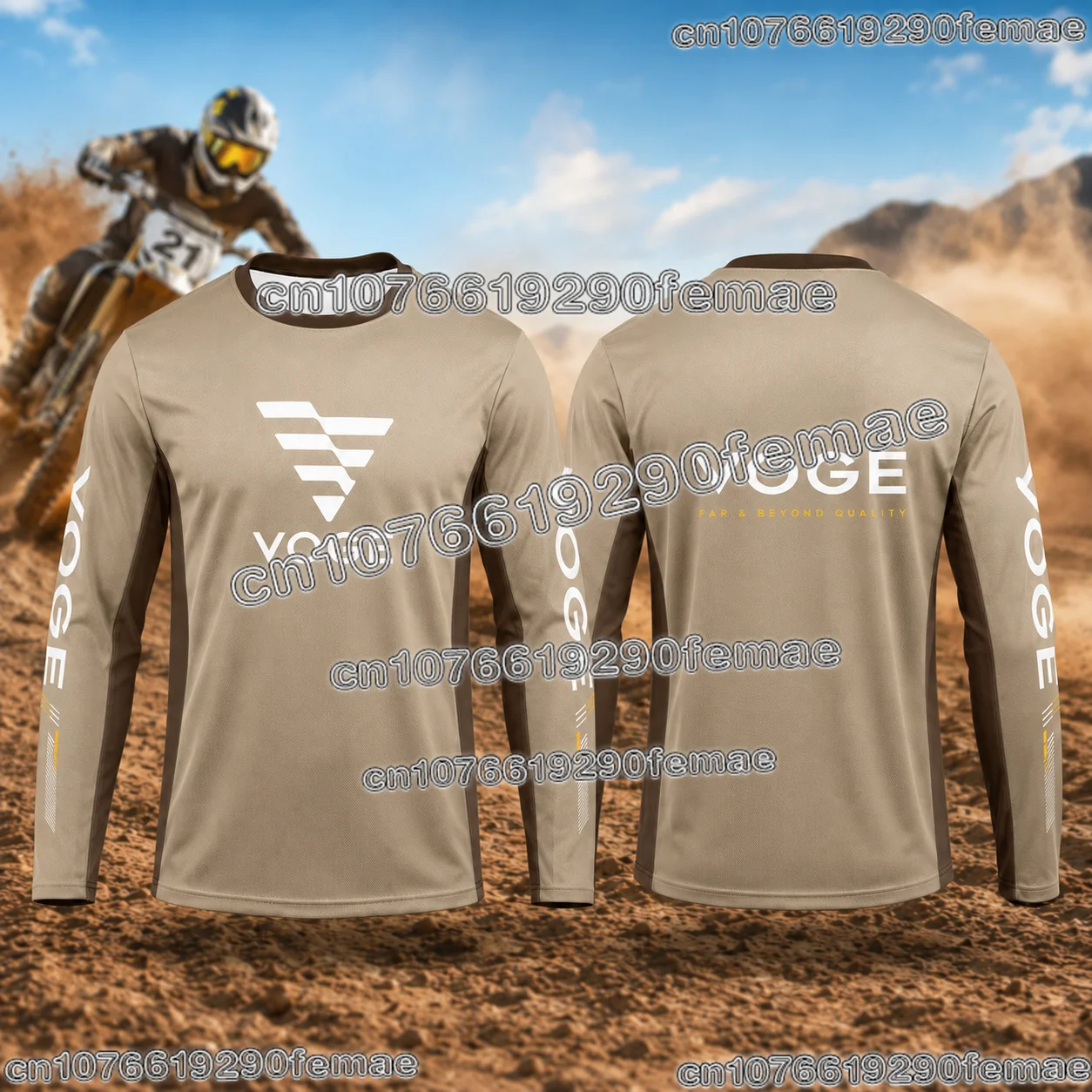 2026 Bestseller VOGE Motorrad-Fahrer Langarm-T-Shirt Abenteuer-Touring-Ausrüstung Atmungsaktive Schnelltrocknende Outdoor-Fahrbekleidung – Detail 8