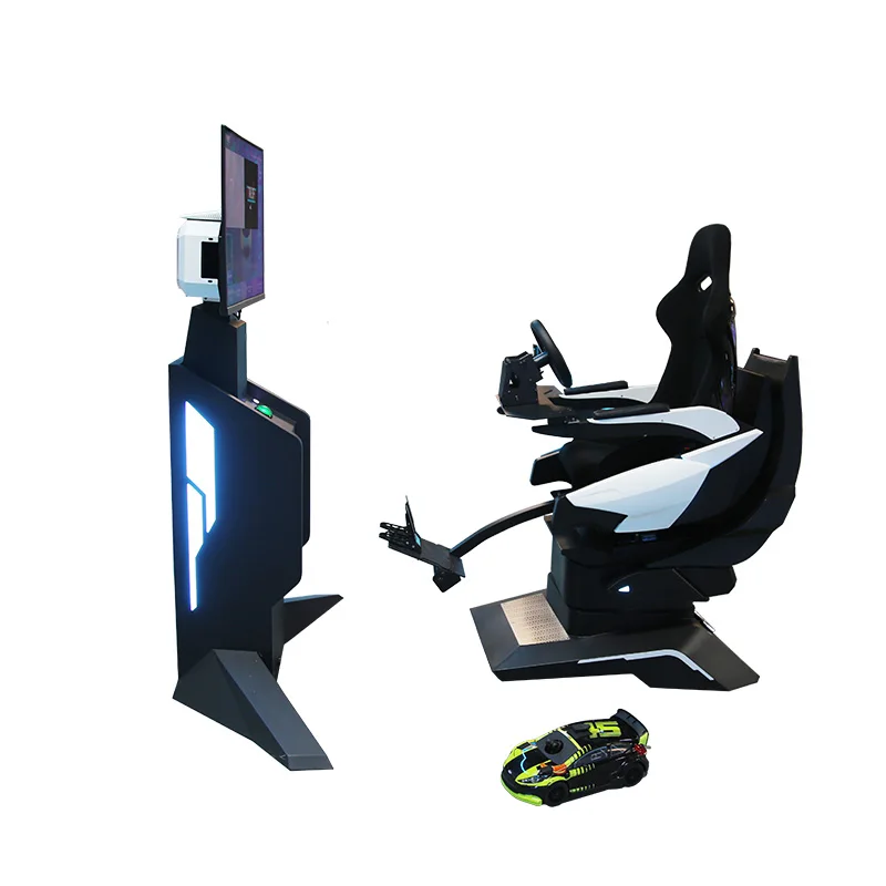 Multiplayer AR Real Scene Racing Simulator Motion Driving Cockpit Commercial Arcade Racing Game Device For Game Center