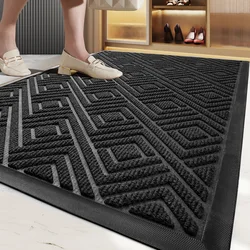 Sturdy Front Entrance Door Mat Heavy Duty Outdoor Indoor Doormat Entryway Floor Mat Non Slip Rubber Backing Rug, Patio Porch Mat