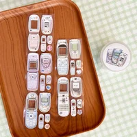 Kawaii Retro Y2k CCD Mobile Phone Photo Frame Die Cut Sticker DIY Photo Goo Card Journal Scrapbooking Phone Case Collage Supply 5