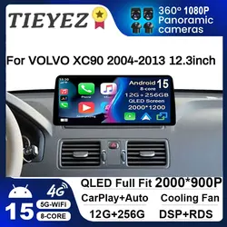 12.3 inch For VOLVO XC90 2004 2005 2006-2013 Car Radio Android 15 Multimedia Wireless Carplay Navigation Stereo Head Unit Screen