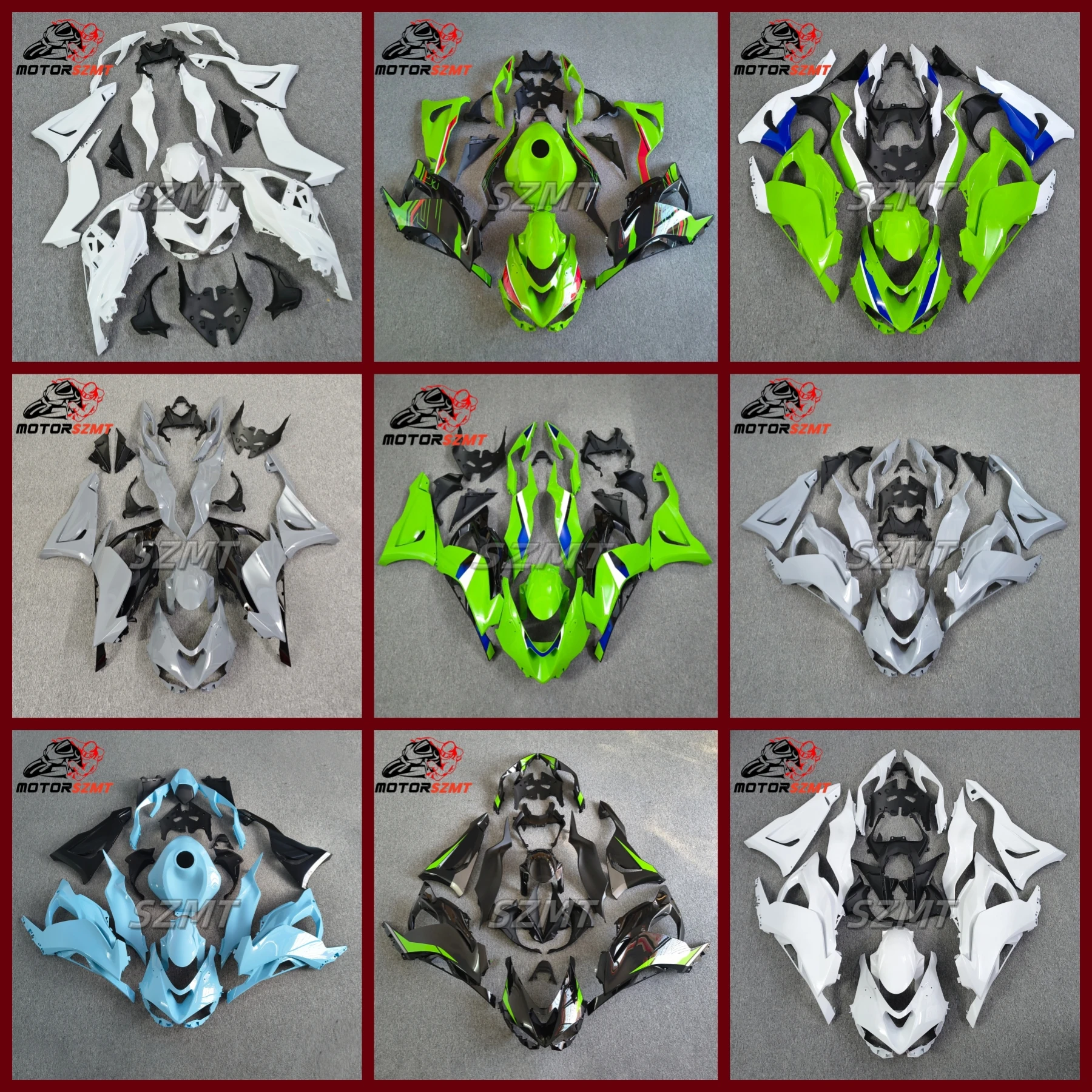 Motorcycle Parts Fairings Cowls Kit For Kawasaki ZX6R 2024 2025 2026