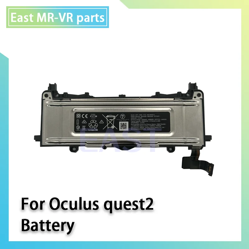 

Original VR Headset Li-ion Battery for Meta Quest 2 Lithium Polymer Battery 37100mAh Replacement Part Accessories 345-00550-A