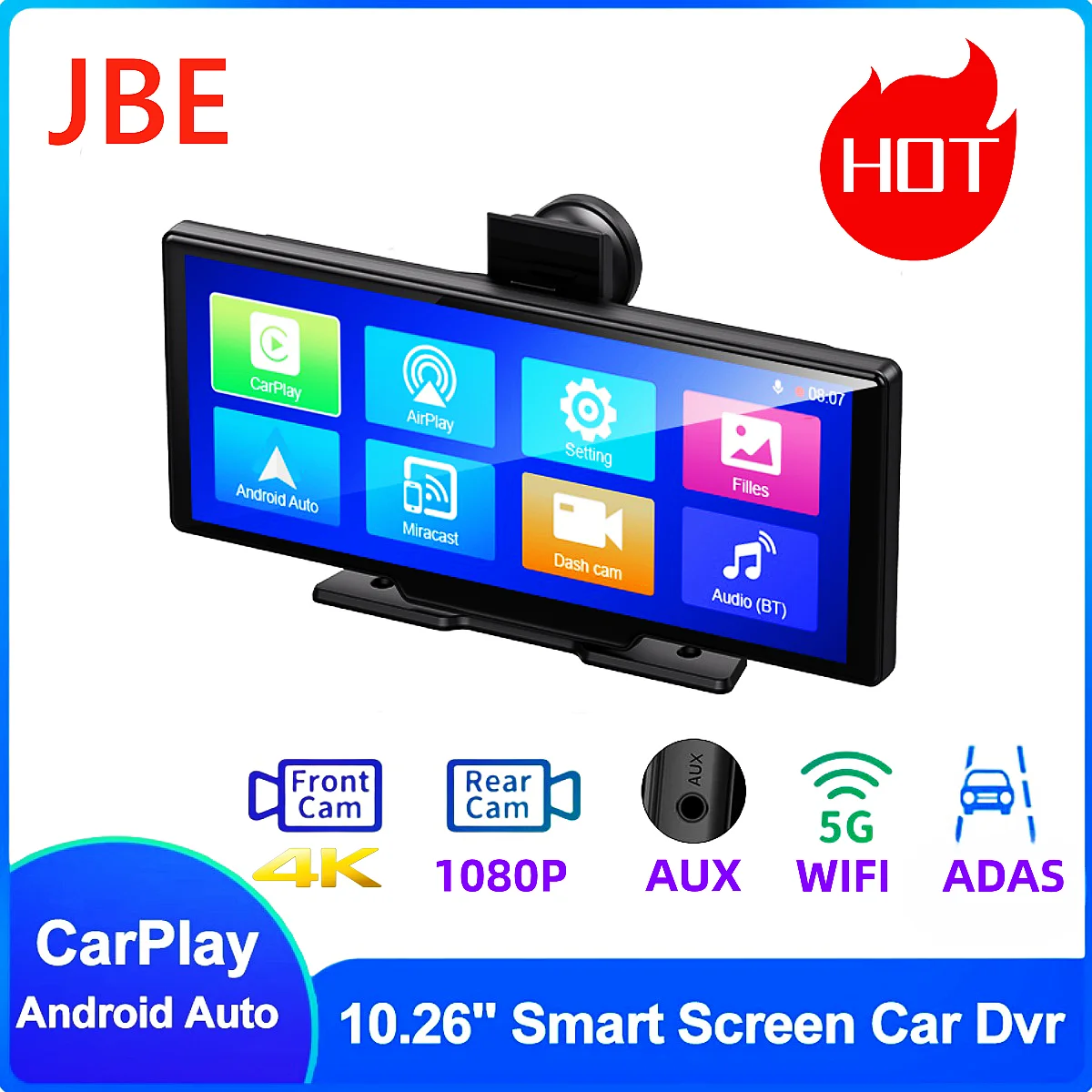 

10.26 Inch 4K 3840*2160P Car DVR Dash Cam WIFI GPS Sony IMX415 Rear View Mirror 1080P Car Camera Video Recorder Park Monitor