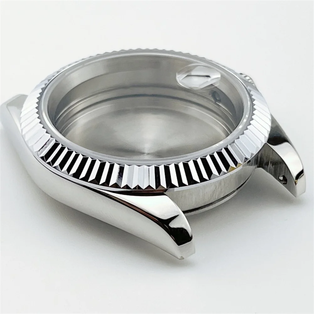 NH35 حالة تسجيل 39 مللي متر تعديل الجدول الميكانيكية NH34 NH36 7S26 موبايل الياقوت الزجاج الطلب مؤشر توهج 316 الدقة الصلب