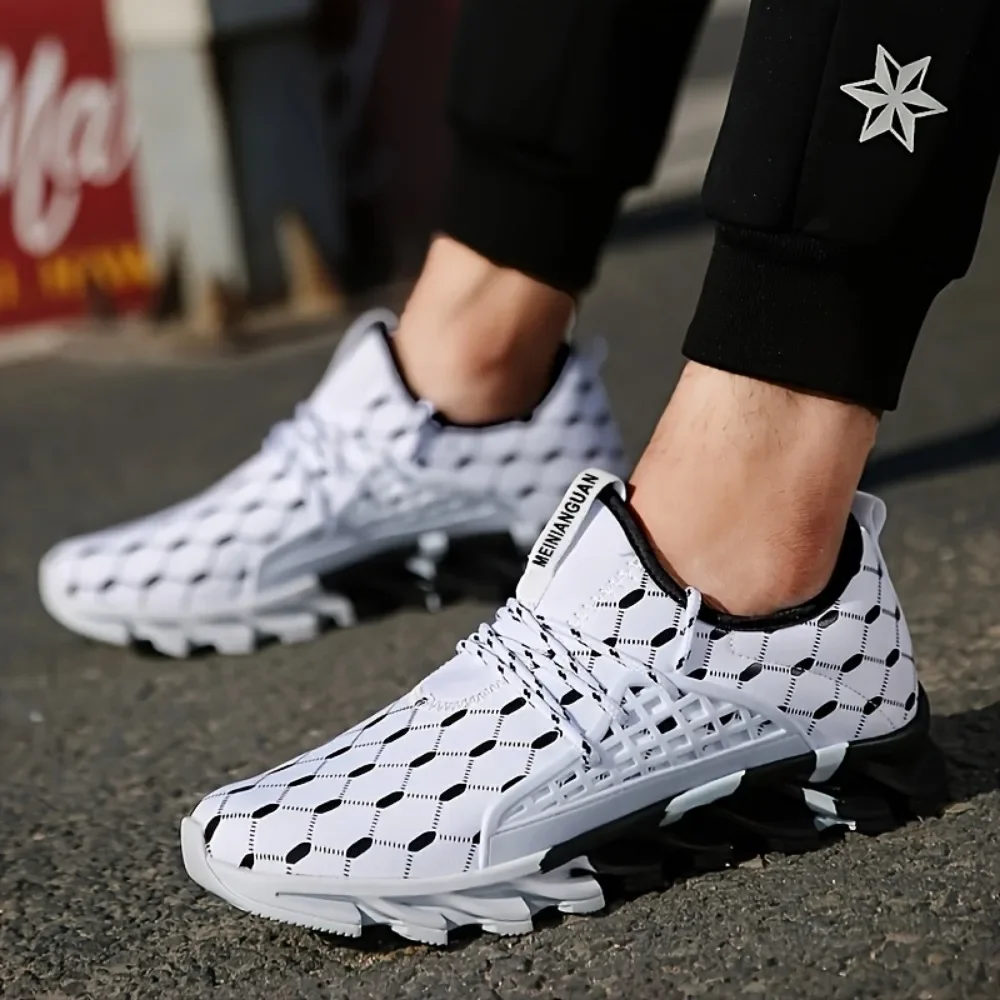 Ultra-Budget Men's Running Shoes Lightweight Breathable Blade Sneakers Mesh Athletic Walking Casual Shoes