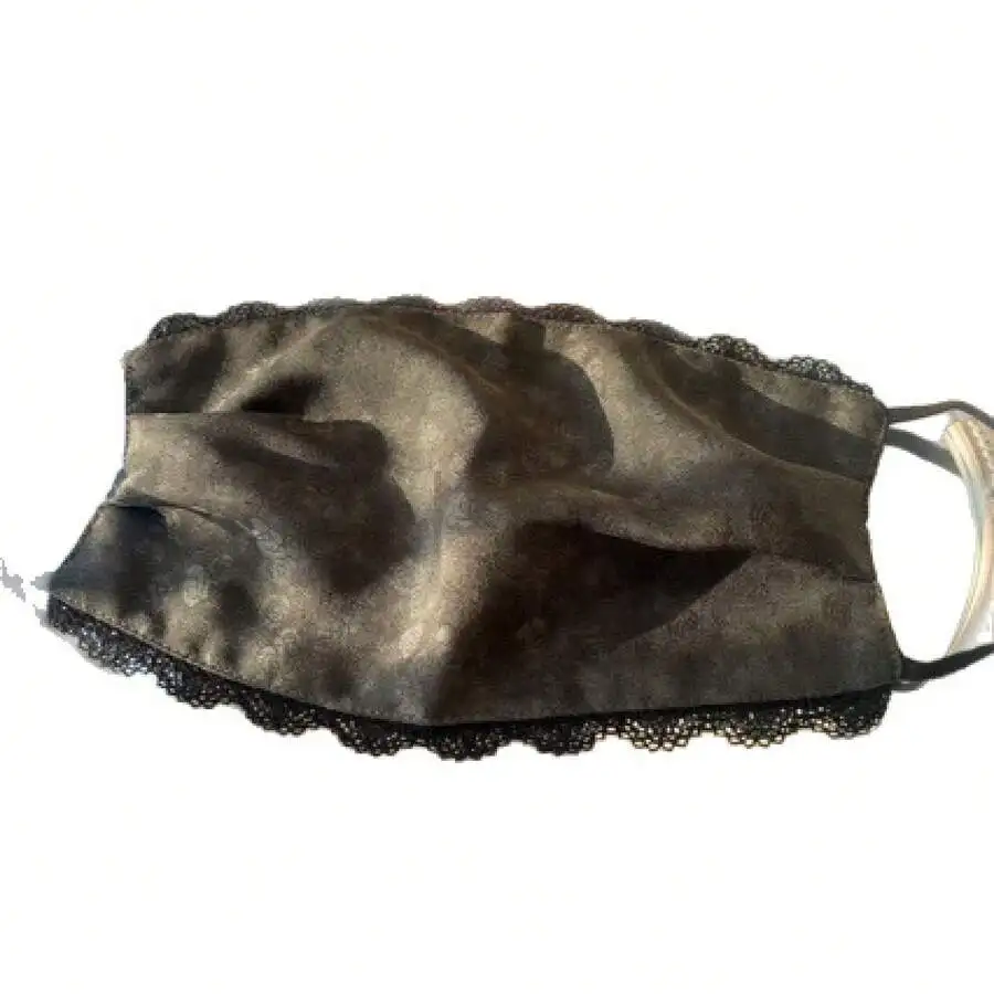 

Sun Protection Veil Mask With Lace Trim Womens Neck Scarf