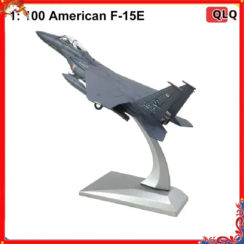 

1：100 Scale Military Model Toy F15 Alloy Static Aircraft Fighter USAF Diecast Metal Plane Model Ornament Collection Toy Gift