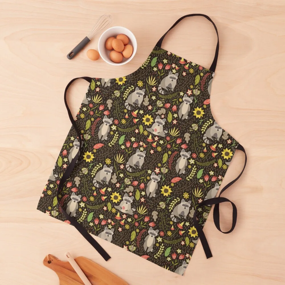 Raccoons Apron household items kitchen special accessories custom apron woman