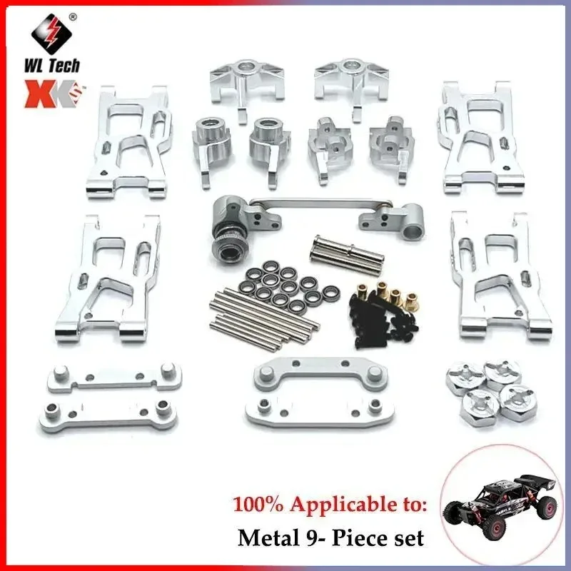 Pièces de rechange pour voiture RC WLtoys 124016 124018 124017 124019, ensemble de direction en métal, accessoires de voiture
