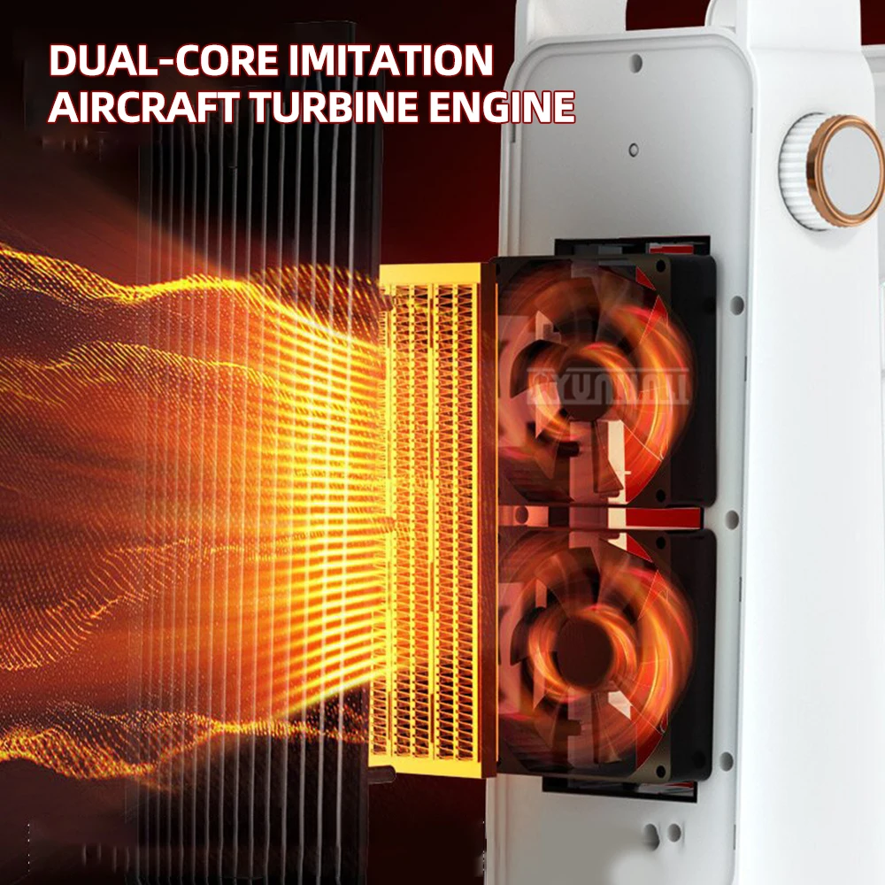 

Портативный электрический обогреватель PTC Fan Shake Head, малошумный обогреватель, настольный стоячий Ventilador Calefactor