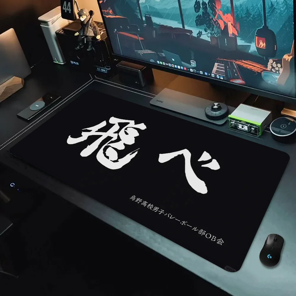 Mause Pad Haikyuu Desk Mat Gaming Pc Setup Accessories Mousepad Anime Pk Control Mouse Pad 900x400 Computer Table Large Mats Xxl