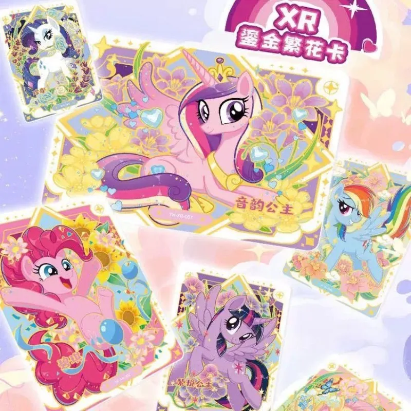 KAYOU حقيقية بلدي ليتل المهر بطاقة قوس قزح 5 الرسوم المتحركة لعبة الكرتون جمع بطاقة الطرفية لعب الأطفال هدية HY #4