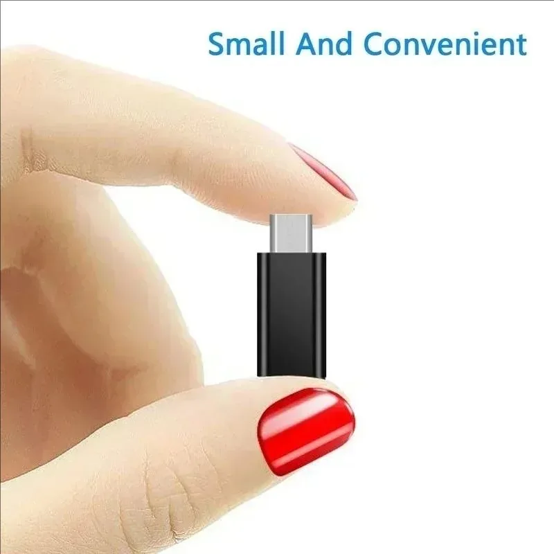 6/1Pcs Type C Female To Micro USB Male Adapter Connector Type-C Micro USB Charger Adapter for Xiaomi Huawei Phone Converter