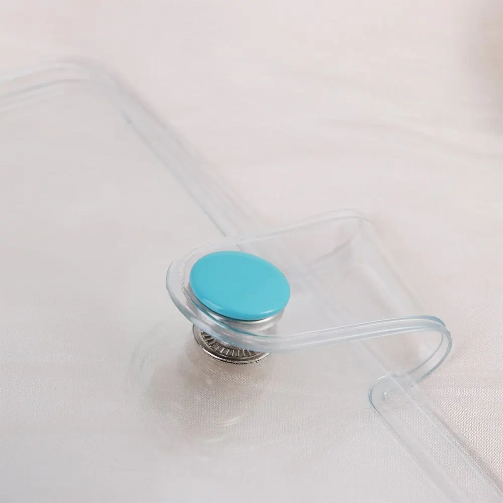

Portable Mini Transparent Loose-Leaf Glitter Notebook Pages Binder Notebook Cover Card Organizer Photo album 3 Hole Binder Clip