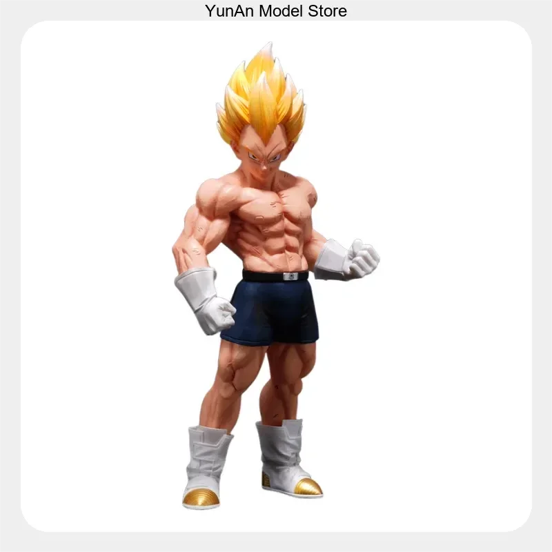 

Anime Figure Statue Model Collection Desktop Decoration Ornament 28.5cm Dragon Ball Vegeta Gravity Training Bare Upper Body
