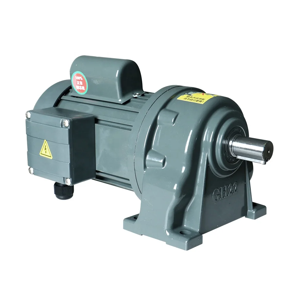HLTNC Gear Reduction Motor Variable Frequency Speed Regulating Motor 400w 220V 380V 1:5 1:30 1:100 for Production Lines Assembly