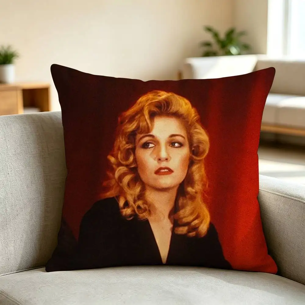 Movie  Fire Walk with Me Square Double-Sided printed Pillow Case Bedroom Bedside Pillow Sofa Cushion Cover