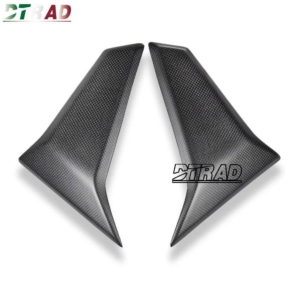 New For DUCATI Hypermotard 698 2024 Real Carbon Fiber Radiator Guards Water Tank Side Panels Motorcycle Accessories Fairing Kits