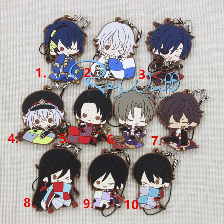 

1 шт. аниме брелок Touken Ranbu Online смоляной кулон брелок Portachiavi