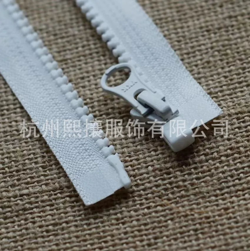 

20pcs/Lot YKK Zipper 5# 55-85cm Resin Single Open Semicircle Pull White Black Arts Crafts DIY Apparel Sewing Supplies