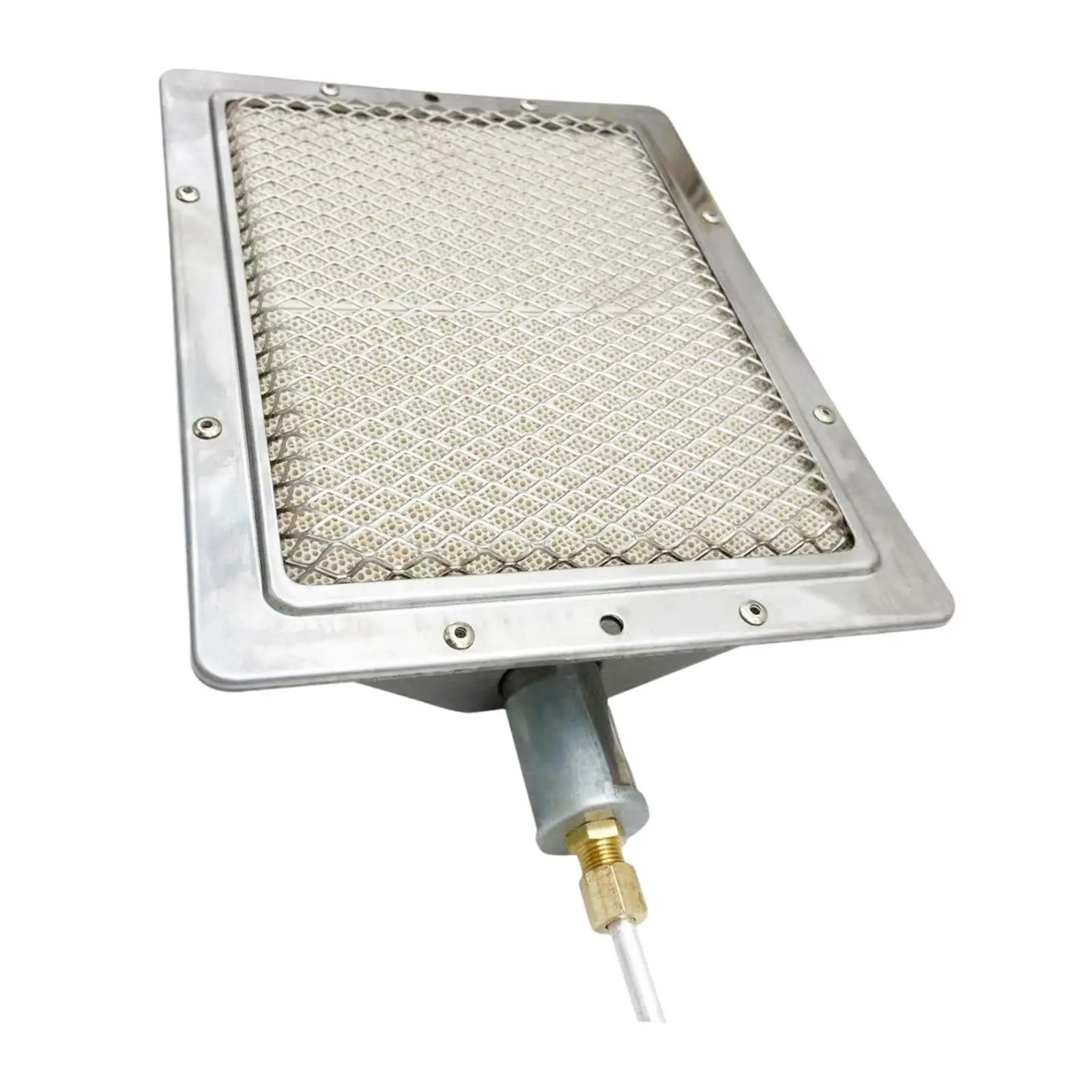 22*17cm Barbecue BBQ Infrared Ceramic Heater Burner Gas Grill Stove Stainless Galvanized Sheet Plate Heating Element with Nozzle - view 3