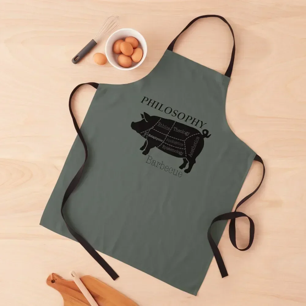 Philosophy Barbecue Apron Cute Kitchen Woman Kitchens Women's Home Clothes Apron