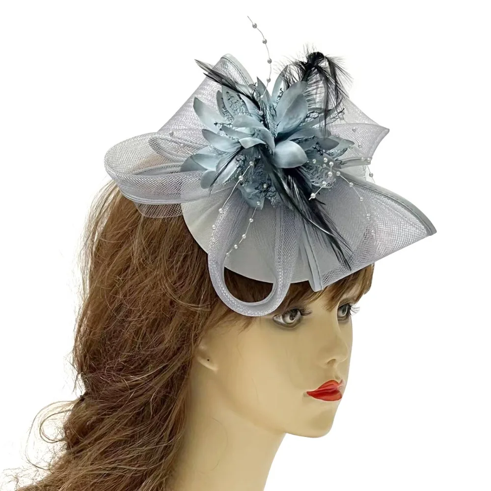 

Advanced Fashion New Romantic Sweet Mesh Bow Headpiece Hairclip Lace Hat Party Versatile Headpiece