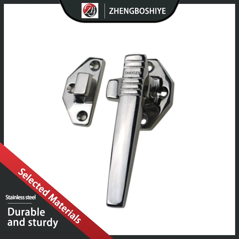 

304 Stainless Steel Forced Close Door Handle Freezer Drying Oven Industrial And Commercial Activity Cabinet Door Lock