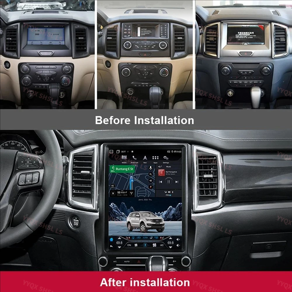 For Ford Ranger T6 Everest 2016 - 2021 Android Car Radio Multimedia Video Player Wireless Carplay Autoradio Stereo GPS Navigatio