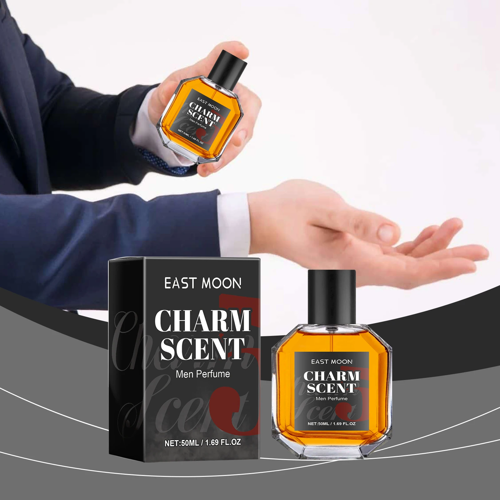 

50ml Men's perfume: durable light fragrance, wood fragrance and natural men's perfume Daily PerfumeThe ideal gift for holidays