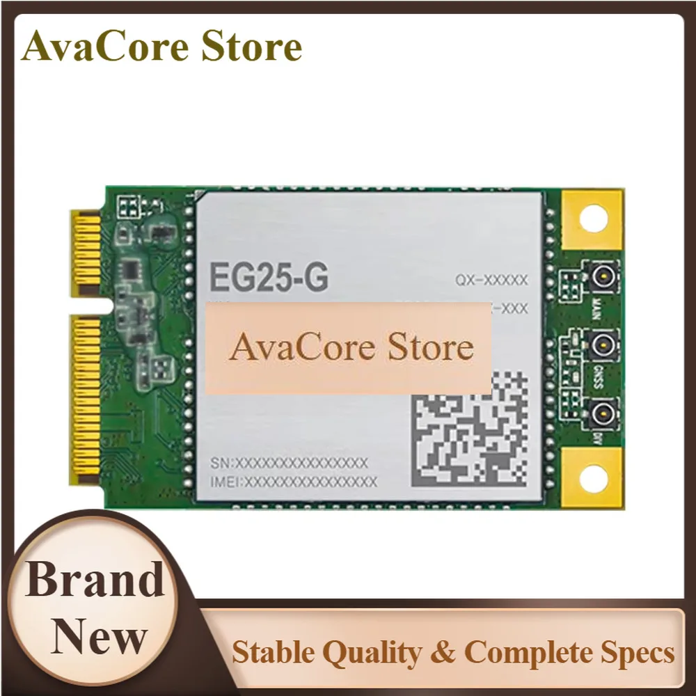 AvaCoreEG25-G LTE Cat4 Mini Pcie Module Without SIM Card Slot EG25GGB-PCIE Global Modem EG25GGB-256-SGNS