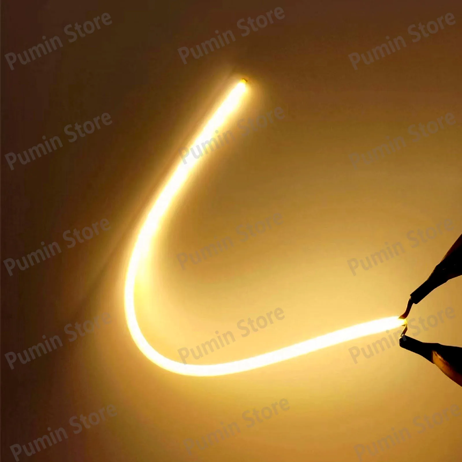 خيوط LED 3 فولت 1800 كيلو/2200 كيلو/2700 كيلو/أبيض/أحمر/أخضر/أزرق يمكن قطعها بحرية خيوط مرنة جذابة مغناطيسية لمبة إضاءة ذاتية الصنع #6