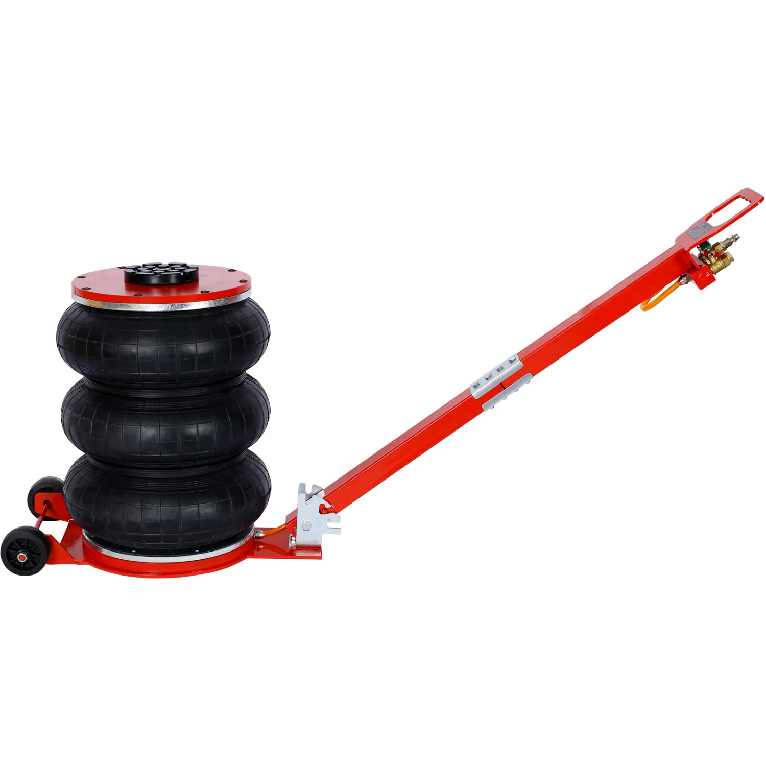 5T Triple Bag Air Jack Pneumatic Jack Easy-Collapsing Terrain Red Color