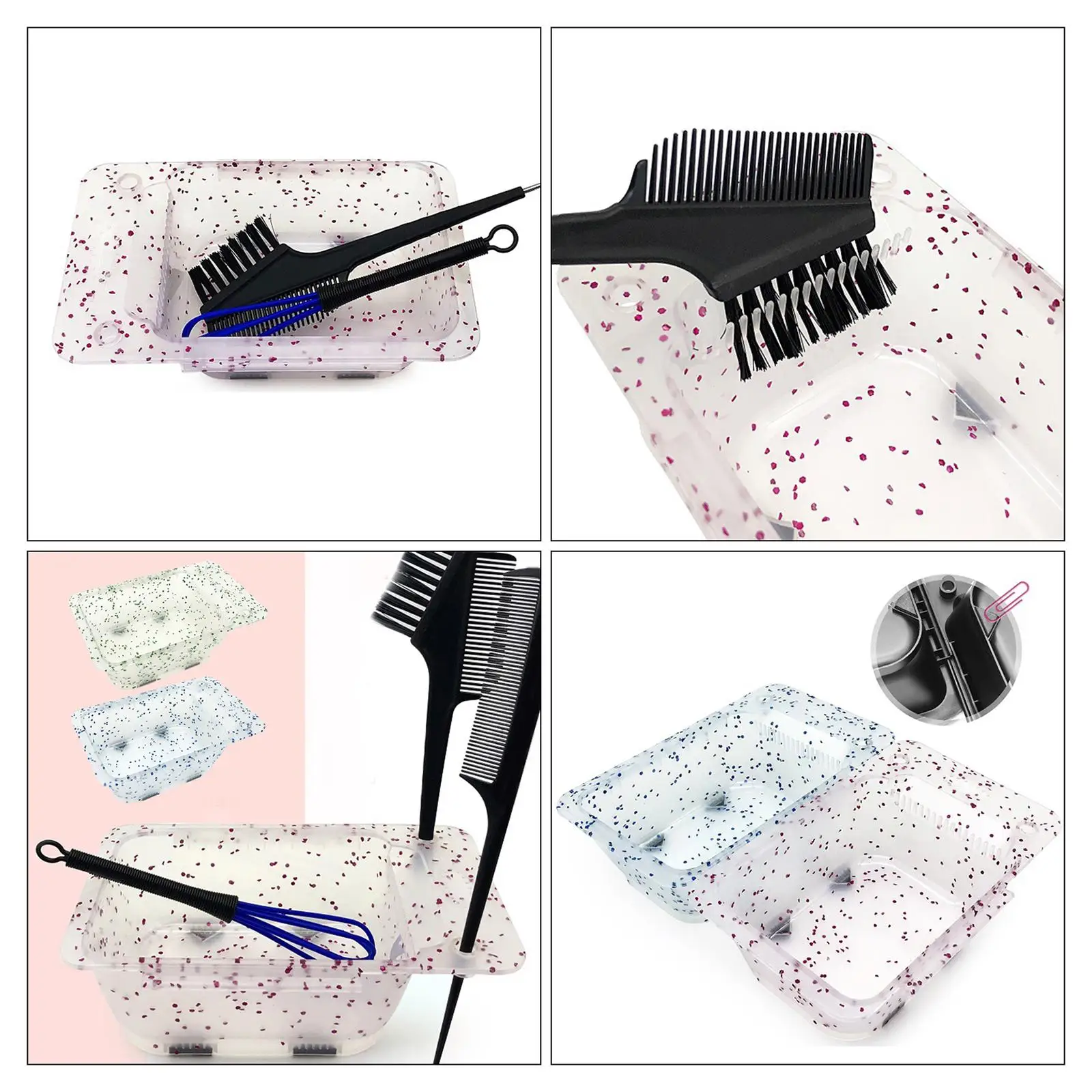 Dye Bowl Coloring Dyeing Splicable Design Coloring Kit for Salon