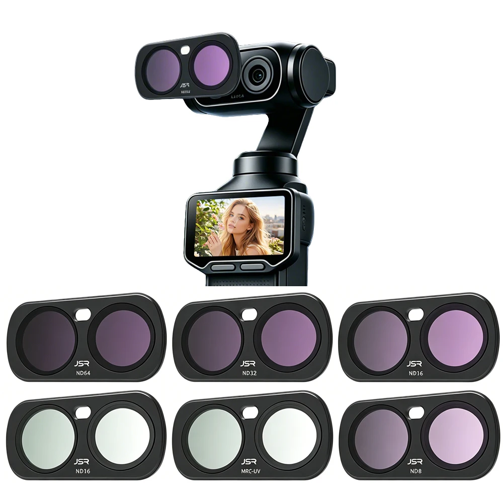 Filtro Protetor de Lente Magnético para Insta360 Luna Ultra Kit Acessórios UV/CPL/ND8/16/32/64 Preto Suave para Insta360 Luna Ultra