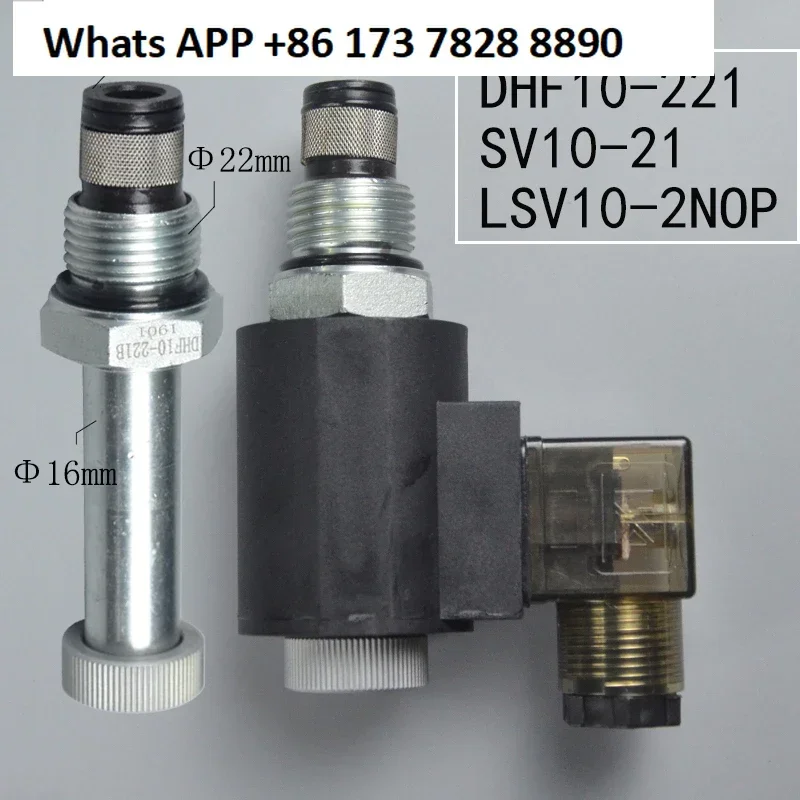 

Two-position two-way thread cartridge normally open solenoid hydraulic valve DHF10-221 SV10-21 LSV10-2NOP
