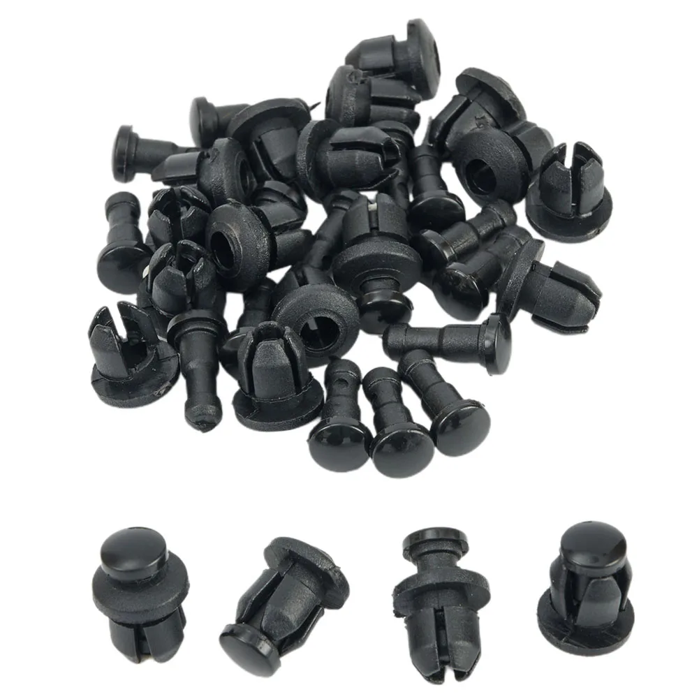 20pcs Fairing Clips Pack Retaining Clips For Blackbird CBR1100XX 97-07 Bodywork B46 Black For Pan-European ST 1300