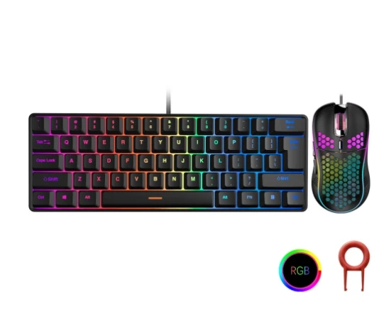 Conjunto de mouse e teclado do Office Game, novo, será enviado em 48 horas, teclado para jogos suave e essencial, 2025