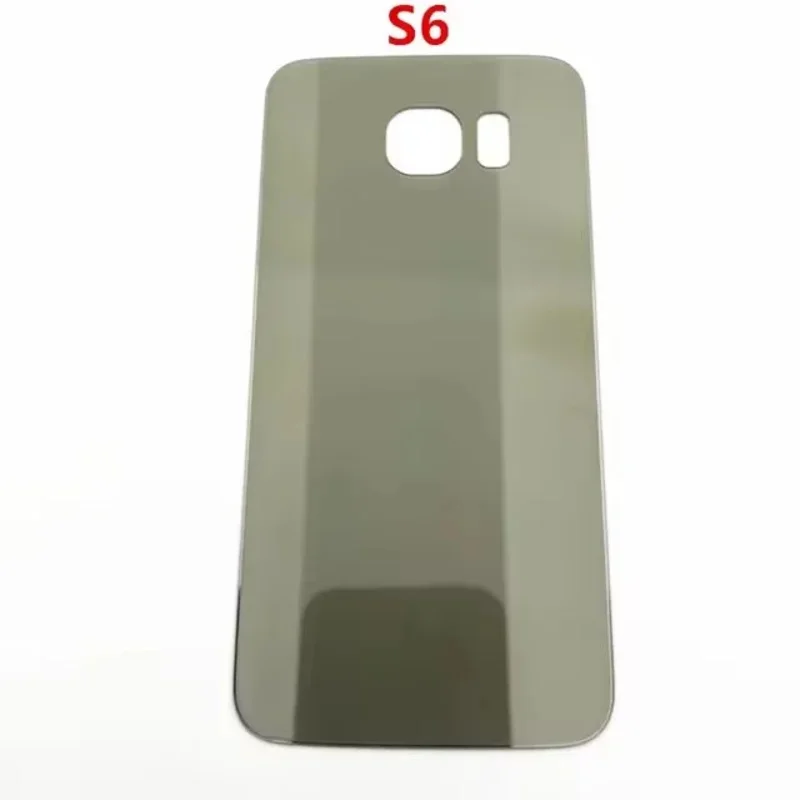 For Samsung Galaxy S6 Edge Plus s6edge G920 g925 g928 glass panel battery back cover S6 rear door housing case adhesive replace