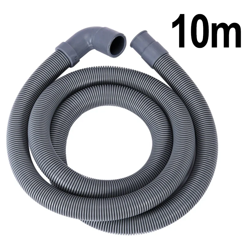 10M Drain Pipe Washing Machine Dishwasher Drain Waste Hose Extension Pipe Hose Wash Machine Accesories