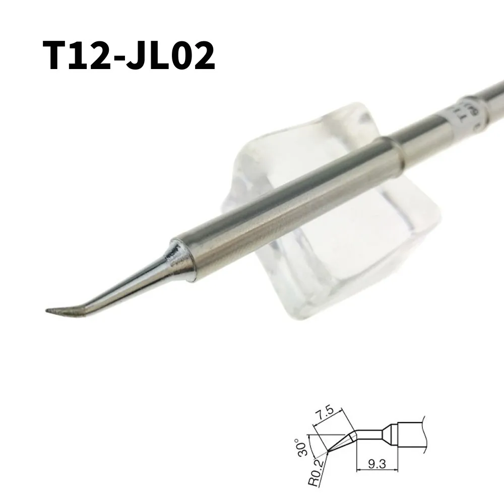 T12-JL02 Bent Soldering Tip for T12 STM32 OLEN FX-951 FM-2028 Weldering Station Iron Handle Tip Replacement Tool