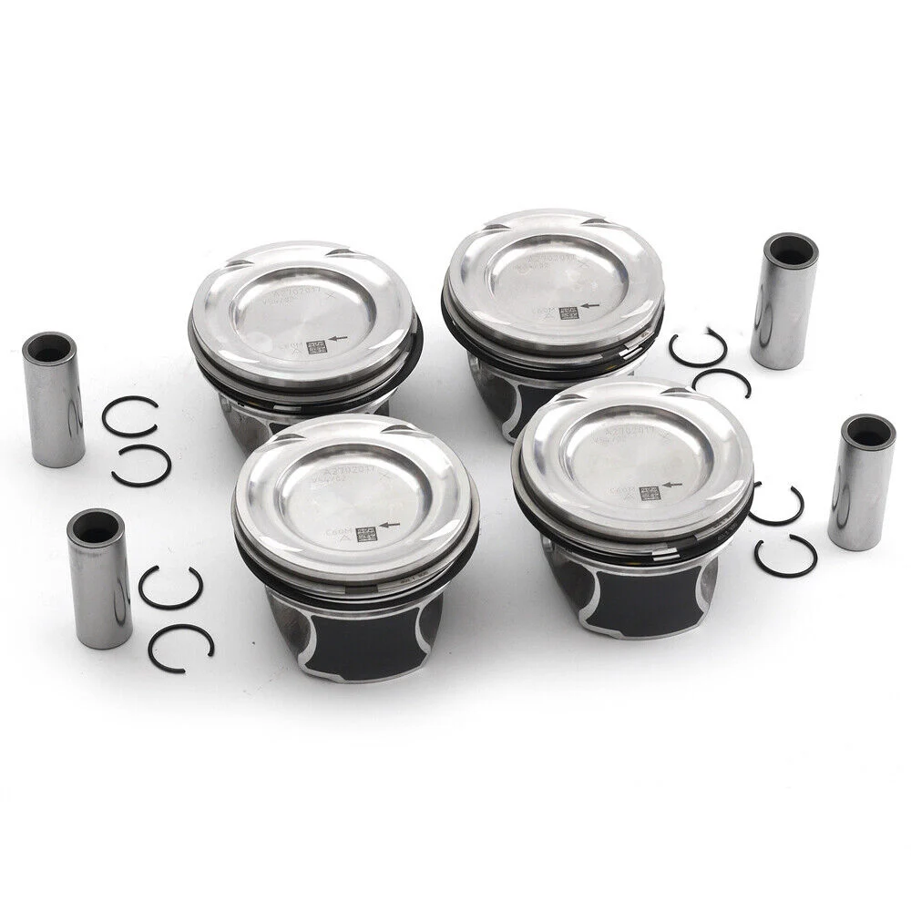 

4Pcs Pistons & Rings Set KS A2700302017 for Mercedes-Benz CLA250 B250 X117 M270.920 2.0L L4 A 270 030 00 24