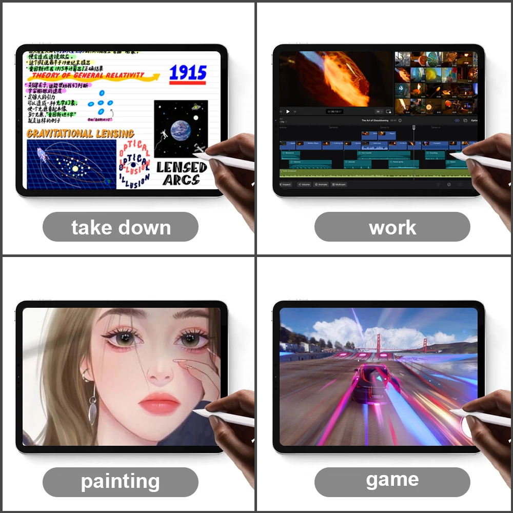 قلم رصاص أبل رفض اليد عرض الطاقة iPad قلم رصاص لباد 2025 2024 2023 2022 2021 Pro Air Mini 5 6 قلم محدد